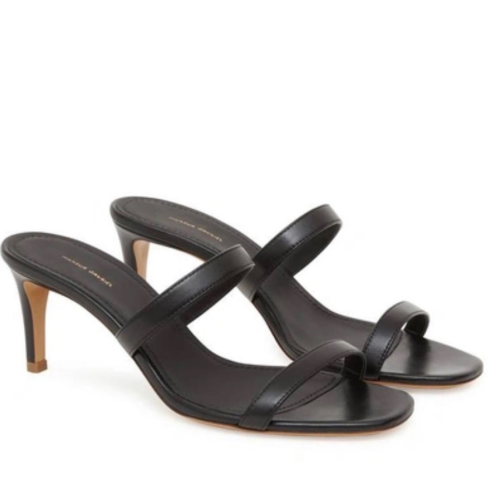 Mansur Gavriel Lamb Fino Black Sandals size 37